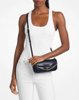 Soho Small Convertible Shoulder Bag (NAVY)