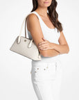Petra Medium Signature Logo Shoulder Bag (LT CRM MULTI)