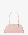 Petra Medium Signature Logo Shoulder Bag (POWDER BLUSH)