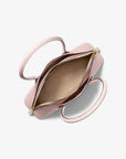 Petra Medium Signature Logo Shoulder Bag (POWDER BLUSH)