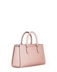 Arden Medium Leather Top-Zip Satchel (POWDER BLUSH)