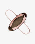 Arden Large Pebbled Leather Tote Bag (POWDER BLUSH)