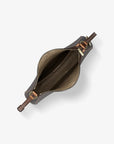 Nayla Medium Signature Logo Messenger Bag (BROWN)