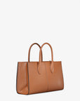 Mirella Medium Pebbled Leather Satchel (LUGGAGE)