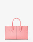 Mirella Medium Logo Debossed Satchel (CARNATION)