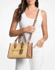 Mirella Medium Woven Satchel (LUGGAGE)