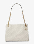 Christina Medium Signature Logo Messenger Bag (LT CRM MULTI)
