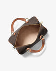 Grayson Medium Signature Logo Duffel Bag (BROWN)