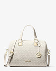 Grayson Medium Signature Logo Duffel Bag (LT CRM MULTI)