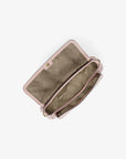 Jet Set Travel Small Pebbled Leather Crossbody Bag With Pouch (POWDER BLUSH)