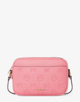 Jet Set Travel Large Logo Debossed Camera Crossbody Bag (CARNATION)