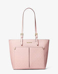Jet Set Medium Signature Logo Pocket Tote Bag (POWDER BLUSH)