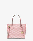 Eva Extra-Small Logo Jacquard Convertible Tote Bag (POWDER BLUSH)