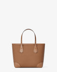 Eva Extra-Small Leather Convertible Tote Bag (LUGGAGE)