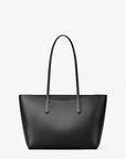 Arden Large Pebbled Leather Tote Bag (BLACK)