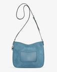 Nayla Medium Suede Messenger Bag (DENIM)
