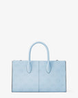 Mirella Medium Logo Debossed Satchel (PALE OCEAN)