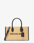 Mirella Medium Woven Satchel (BLACK)