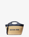 Tatum Medium Woven Convertible Crossbody Bag (NAVY)