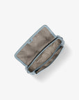 Jet Set Travel Small Pebbled Leather Crossbody Bag With Pouch (PALE OCEAN)