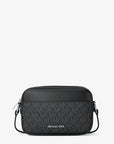 Jet Set Travel Small Signature Logo Camera Crossbody Bag (BLACK)