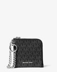 Jet Set Travel Medium Signature Logo Chain Wallet (BLACK)