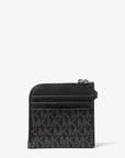 Jet Set Travel Medium Signature Logo Chain Wallet (BLACK)