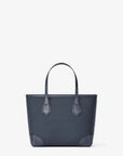 Eva Extra-Small Saffiano Leather Convertible Tote Bag (NAVY)