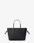 Voyager Extra-Small Pebbled Leather Convertible Crossbody Bag (BLACK)