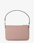 Jet Set Small Signature Logo Convertible Wristlet (POWDER BLUSH)