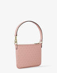 Jet Set Small Signature Logo Convertible Wristlet (POWDER BLUSH)