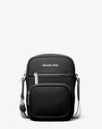 Jet Set Medium Leather Crossbody Bag (BLACK)