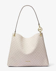 Christina Large Signature Logo Shoulder Bag (LT CRM MULTI)