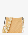 Jet Set Small Signature Logo Crossbody Bag (HONEYWHEAT)