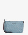Jet Set Small Signature Logo Convertible Wristlet (PALE OCEAN)