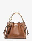 Mina Small Chain Crossbody Bag (LUGGAGE)