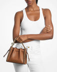 Mina Small Chain Crossbody Bag (LUGGAGE)