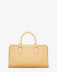Arden Medium Signature Logo Top-Zip Satchel (HONEYWHEAT)