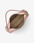 Sammy Medium Pebbled Leather Convertible Shoulder Bag (POWDER BLUSH)