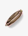 Christina Small Pebbled Leather Crossbody Bag (POWDER BLUSH)