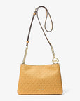 Christina Small Signature Logo Crossbody Bag (HONEYWHEAT)