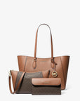 Jet Set Travel Large Signature Logo 3-in-1 Tote Bag (LUGGAGE)