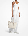 Jet Set Travel Large Signature Logo 3-in-1 Tote Bag (LT CREAM)