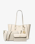 Jet Set Travel Large Signature Logo 3-in-1 Tote Bag (LT CREAM)
