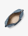 Merritt Medium Patchwork Denim Convertible Shoulder Bag (WASHED DENIM)
