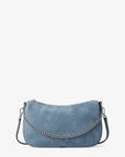 Carmela Medium Suede Convertible Crossbody Bag (DENIM)