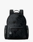 Prescott Large Printed Nylon Backpack (BLACK)