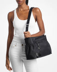 Prescott Large Nylon Diaper Bag (BLACK)