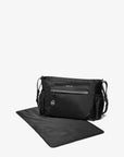 Prescott Large Nylon Diaper Bag (BLACK)