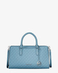 Arden Medium Top-Zip Satchel (DENIM)